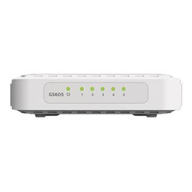 Netgear GS605v4 - Switch - unmanaged - 5 x 10/100/1000 Produktbild