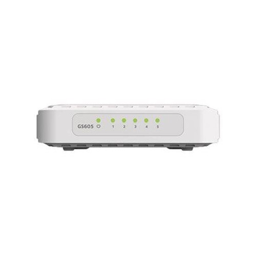 Netgear GS605v4 - Switch - unmanaged - 5 x 10/100/1000 Produktbild