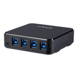 StarTech.com USB 3.0 Sharing Switch 4x4 für Peripheriegeräte Produktbild Additional View 1 S