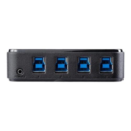 StarTech.com USB 3.0 Sharing Switch 4x4 für Peripheriegeräte Produktbild Additional View 3 L