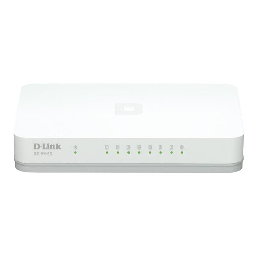 D-Link GO-SW-8G - Switch - unmanaged - 8 x 10/100/1000 Produktbild