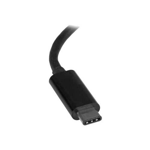 StarTech.com USB C to Gigabit Ethernet Adapter - Black - USB 3.1 to RJ45 LAN Network Adapter - USB T Produktbild Additional View 1 L