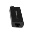 StarTech.com USB C to Gigabit Ethernet Adapter - Black - USB 3.1 to RJ45 LAN Network Adapter - USB T Produktbild Additional View 4 S
