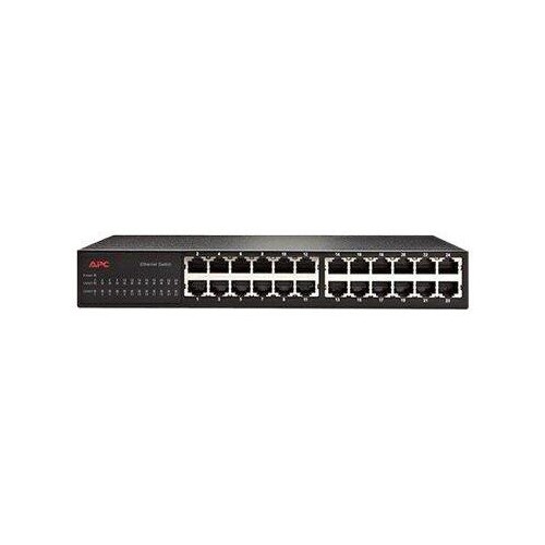 APC 24 Port 10/100 Ethernet Switch - Switch - 24 x 10/100 Produktbild Additional View 3 L