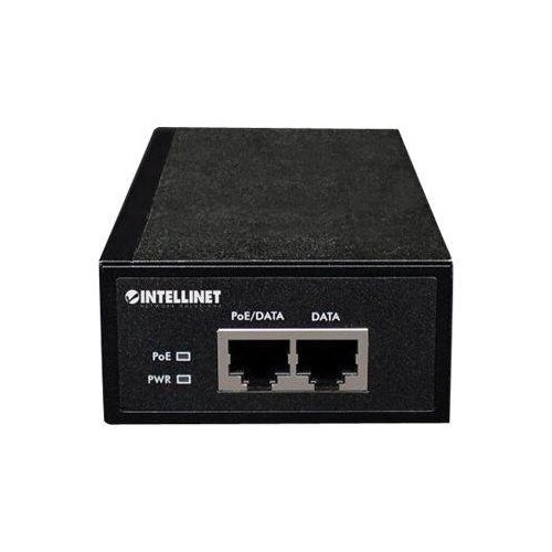 IC Intracom Intellinet Gigabit High-Power PoE+ Injector, 1 x 30 W, IEEE 802.3at/af Power over Ethern Produktbild Additional View 3 L