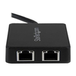 StarTech.com USB 3.0 SuperSpeed auf Dual Port Gigabit Ethernet LAN Adapter Produktbild Additional View 4 S