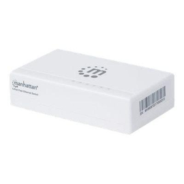 Manhattan 5-Port Fast Ethernet Switch, Plastic, Three Year Warranty, Box Produktbild
