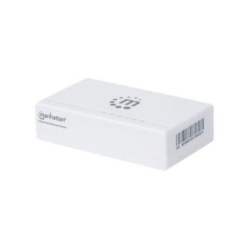 Manhattan 5-Port Fast Ethernet Switch, Plastic, Three Year Warranty, Box Produktbild