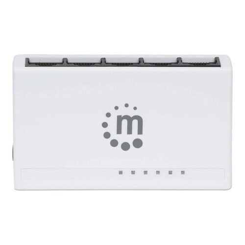 Manhattan 5-Port Fast Ethernet Switch, Plastic, Three Year Warranty, Box Produktbild Additional View 3 L