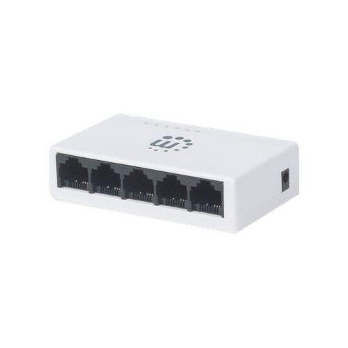 Manhattan 5-Port Fast Ethernet Switch, Plastic, Three Year Warranty, Box Produktbild Additional View 4 L