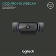 Webcam C920 USB Full HD 1080dpi 1920x1080 15MP Logitech 960-001055 Produktbild Additional View 1 S