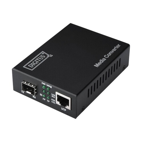DIGITUS Gigabit Medienkonverter, RJ45 / SFP Produktbild