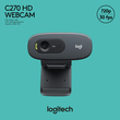 Webcam C270 USB HD 720dpi 1280x720 3MP Logitech 960-001063 Produktbild Additional View 1 S