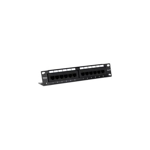 TRENDnet Patch Panel - CAT 6 - RJ-45 X 12 Produktbild Additional View 1 L