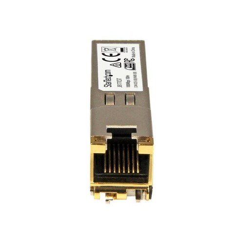 StarTech.com Gigabit RJ45 Kupfer SFP Transceiver Modul - HP J8177C kompatibel - 1000Base-T - Mini-GB Produktbild