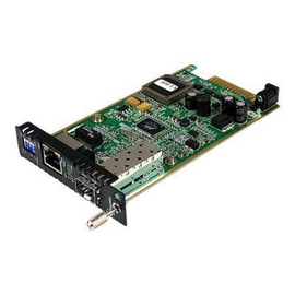 StarTech.com Gigabit Ethernet LWL / Glasfaser Medienkonverter Kartenmodul mit SFP - 1000 Mbit Multim Produktbild