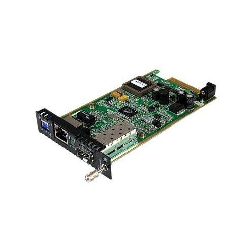 StarTech.com Gigabit Ethernet LWL / Glasfaser Medienkonverter Kartenmodul mit SFP - 1000 Mbit Multim Produktbild