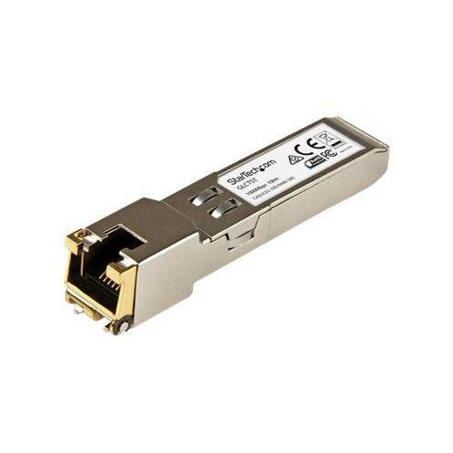 StarTech.com Gigabit RJ45 Kupfer SFP Transceiver Modul - Cisco GLC-T kompatibel - 1000Base-T - Mini- Produktbild Additional View 4 L