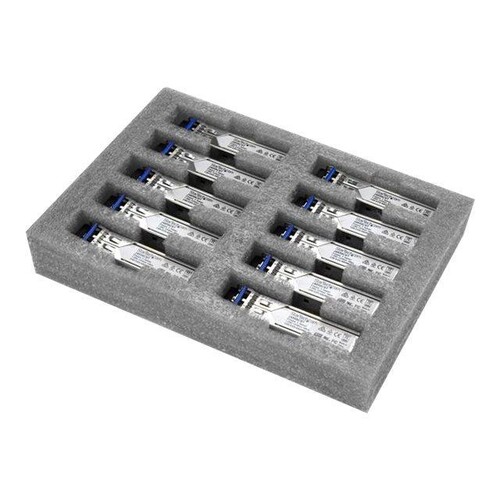 StarTech.com Gigabit LWL SFP Transceiver Modul - HP J4859C kompatibel - SM/MM LC mit DDM - 10km / 55 Produktbild Additional View 4 L
