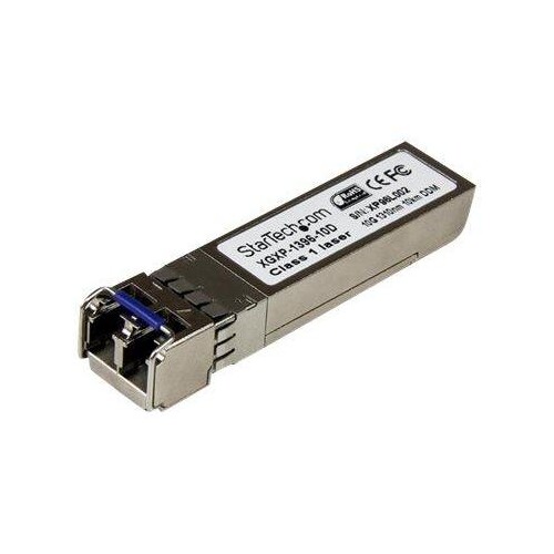 StarTech.com 10 Gigabit LWL SFP+ Transceiver Module - Cisco SFP-10G-LR kompatibel - SM LC 10 km - Mi Produktbild Additional View 3 L