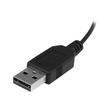 StarTech.com 4K 30Hz HDMI to DisplayPort Video Adapter w/ USB Power - 6 in - HDMI 1.4 (Male) Produktbild Additional View 2 S