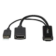 StarTech.com 4K 30Hz HDMI to DisplayPort Video Adapter w/ USB Power - 6 in - HDMI 1.4 (Male) Produktbild Additional View 4 S