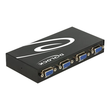 Delock Switch VGA 4 port manual bidirectional Produktbild