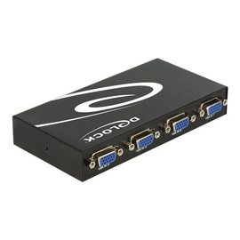 Delock Switch VGA 4 port manual bidirectional Produktbild