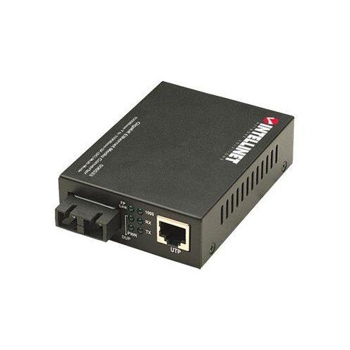 Intellinet Gigabit Ethernet Media Converter, 1000Base-T to 1000Base-Sx (SC) Produktbild Additional View 1 L