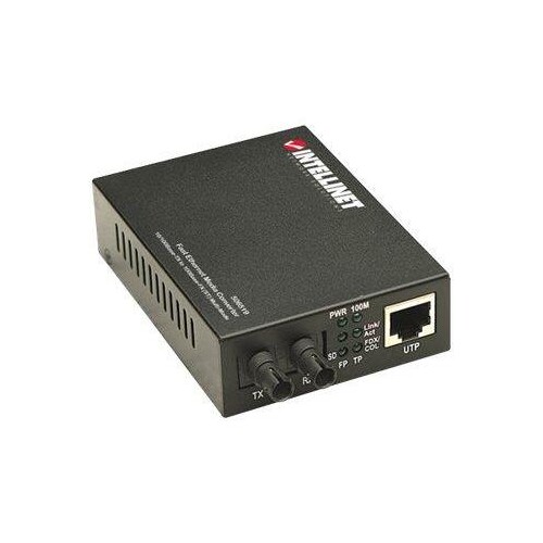 Intellinet Fast Ethernet Media Converter, 10/100Base-Tx to 100Base-Fx (ST) Produktbild