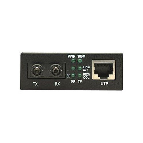 Intellinet Fast Ethernet Media Converter, 10/100Base-Tx to 100Base-Fx (ST) Produktbild Additional View 1 L