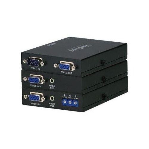 ATEN VanCryst VE170Q Cat 5 Audio/Video Extender Transmitter and Receiver with Deskew Units Produktbild