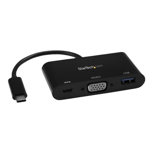 StarTech.com USB-C auf VGA Multifunktions-Adapter mit USB-A Port und Power Delivery Produktbild Additional View 4 L