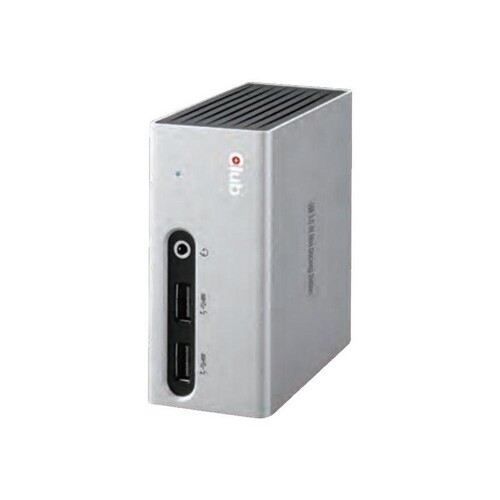 Club 3D SenseVision USB 3.0 4K Mini Docking Station Produktbild Front View L