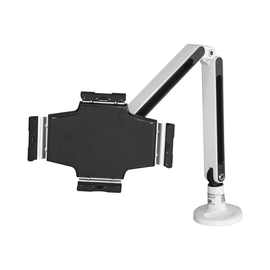 StarTech.com Schreibtisch Tablet Halter - Schwenkbarer Arm - Für iPad und Android - Weiß - Tablethal Produktbild