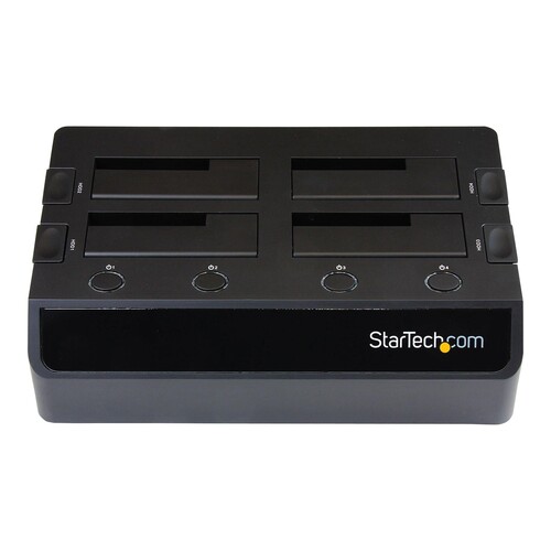 StarTech.com 4-Bay USB 3.0 to SATA Hard Drive Docking Station, USB Hard Drive Dock, External 2.53.5 Produktbild Additional View 3 L