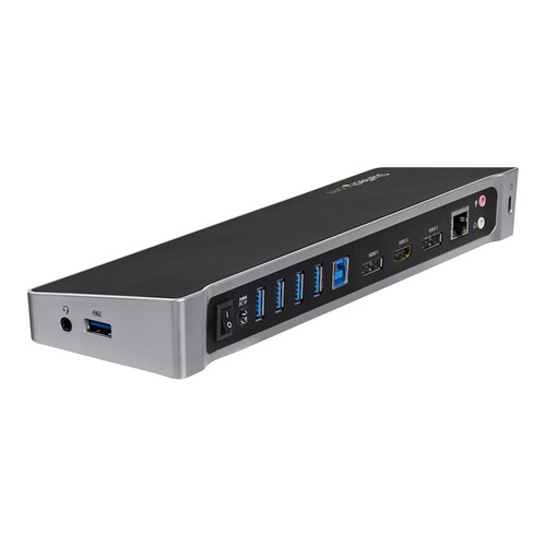 StarTech.com Triple-Video Laptop Dockingstation Produktbild Additional View 1 L