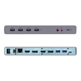 i-tec USB-C / USB-A 3.0 4K Dual Video Docking Station Produktbild