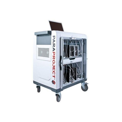 PARAT PARAPROJECT Trolley i32 - Wagen (synchronisieren und laden) - für 32 Tablets / 1 Notebook - ve Produktbild Front View L