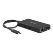 StarTech.com USB-C Multiport Adapter - USB-C Tragbare Docking station mit 4k HDMI - 60W Power Delive Produktbild
