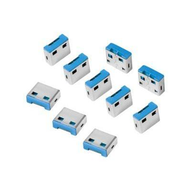 LogiLink USB-Portblocker - Blau Produktbild