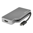 StarTech.com USB C Multiport Video Adapter with HDMI, VGA, Mini DisplayPort or DVI, USB Type C Monit Produktbild Additional View 4 S