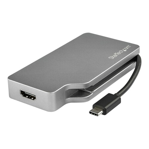 StarTech.com USB C Multiport Video Adapter with HDMI, VGA, Mini DisplayPort or DVI, USB Type C Monit Produktbild Additional View 4 L