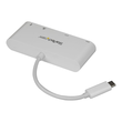 StarTech.com USB-C Multiport Adapter für Laptops - mit Stromversorgung (USB PD) Produktbild Additional View 3 S