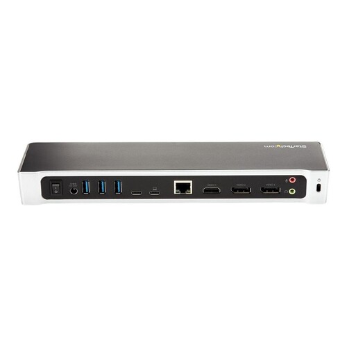 StarTech.com 4K USB-C Dock - Triple Monitor - Mac & Windows - 60W USB PD (DK30CH2DPPDU) Produktbild Additional View 1 L