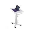 Ergotron S-Tablet-Wagen - Wagen - für Tablett - verriegelbar - pulverbeschichteter Stahl - weiß, Alu Produktbild Additional View 4 S