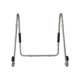 R-Go Easy Tabletständer, silber - Aufstellung für Tablett - Silikon, massiver Stahl - Silber - Bilds Produktbild