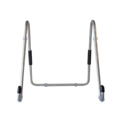 R-Go Easy Tabletständer, silber - Aufstellung für Tablett - Silikon, massiver Stahl - Silber - Bilds Produktbild