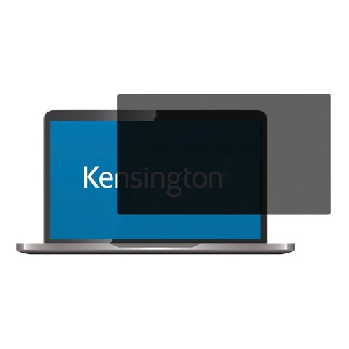 Blickschutzfilter 2-fach für 14" Laptop (16:9) Rahmenlos schwarz Kensington 626462 Produktbild Front View L