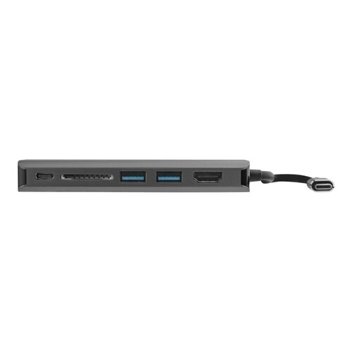 StarTech.com USB C Multiport Adapter mit HDMI - 4K - Mac/ Windows - SD Kartenleser - USB C zu USB 3. Produktbild Additional View 1 L